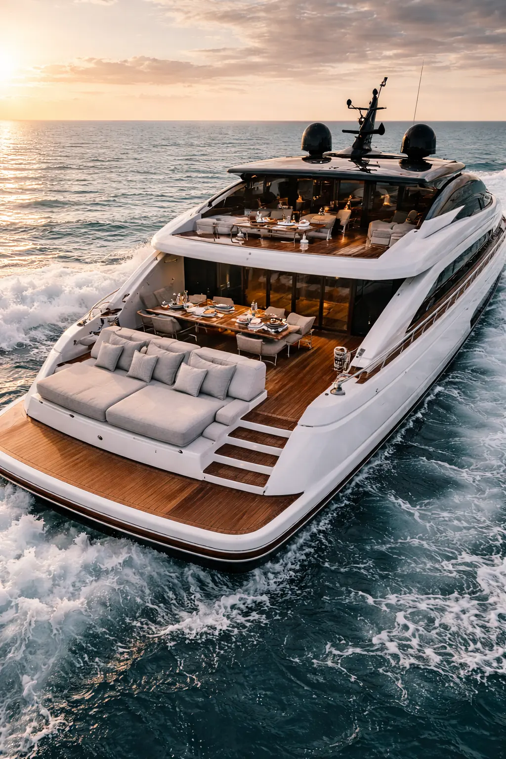 Motor yacht detail